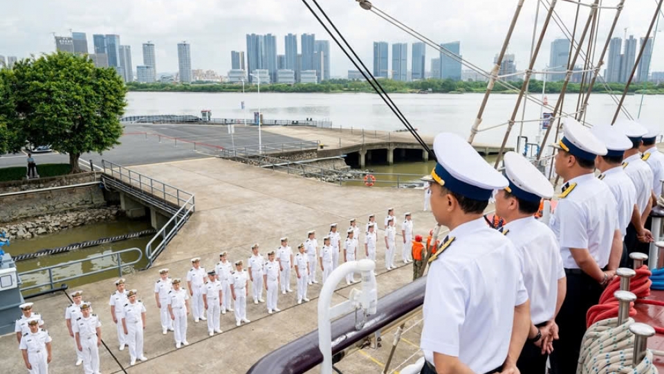 Vietnamese Sailing Ship 286 concludes China exchange programme